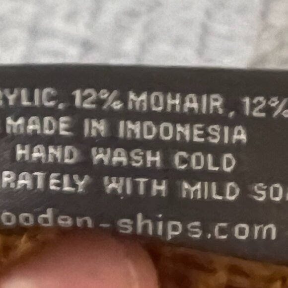 Wooden Ships Mohair & Wool Goldenrod Cardigan Sweater with Buttons Size M - Picture 6 of 7